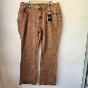 NWT Flamingals Women’s Plus Size Jeans stretch Waist – 4XL / Code 263433